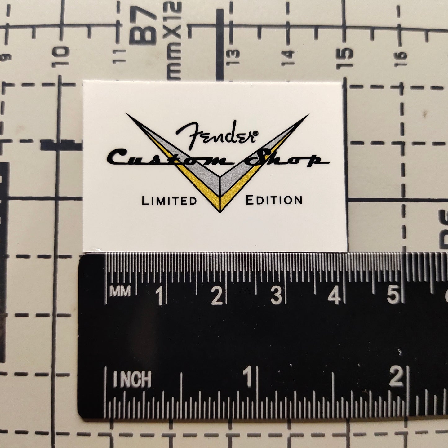 3Pcs Custom shop Limited Edition Electric Guitar Decal