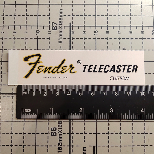 3Pcs Tele Custom Electric Guitar Decal