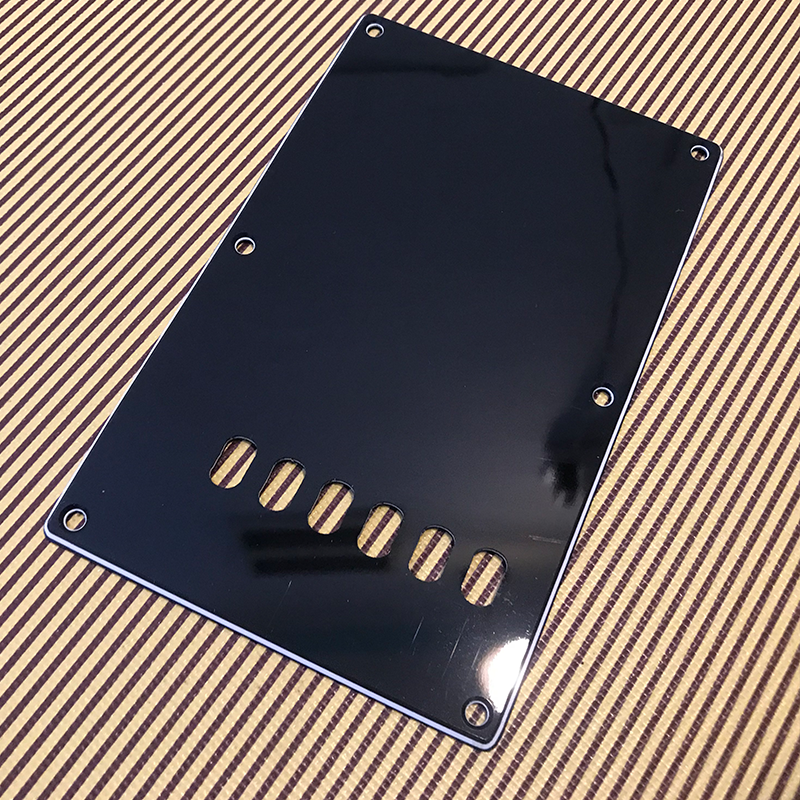 Electric guitar body back cover