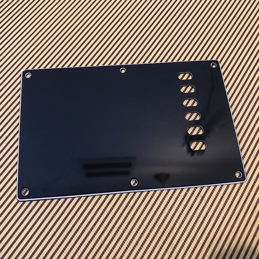 Electric guitar body back cover