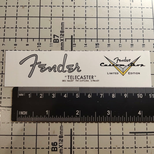 3Pcs Custom Shop Tele 63 Electric Guitar Decal