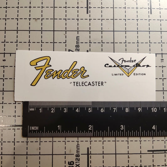 3Pcs Custom Shop Tele 66 Electric Guitar Decal