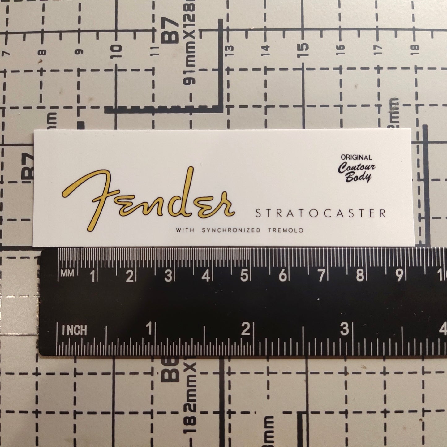 3Pcs Strat 54-59 Electric Guitar Decal