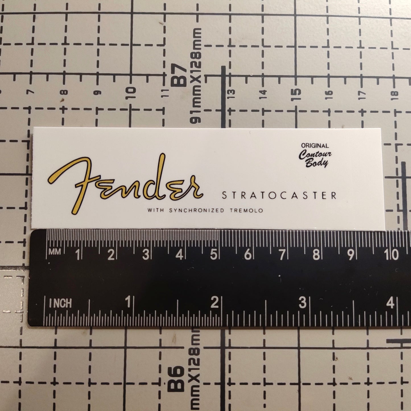 3Pcs Strat 60 Electric Guitar Decal