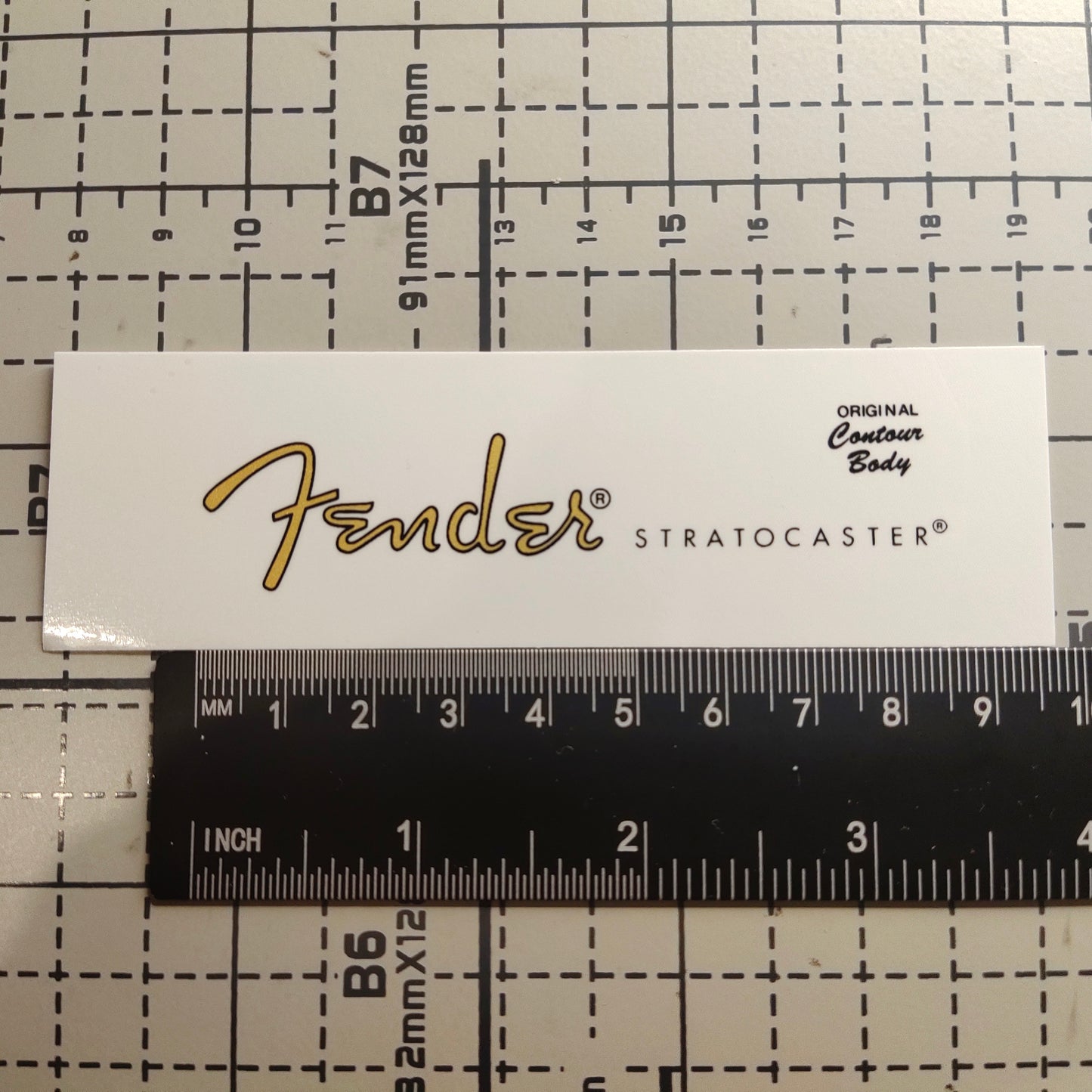 3Pcs Strat Player Electric Guitar Decal