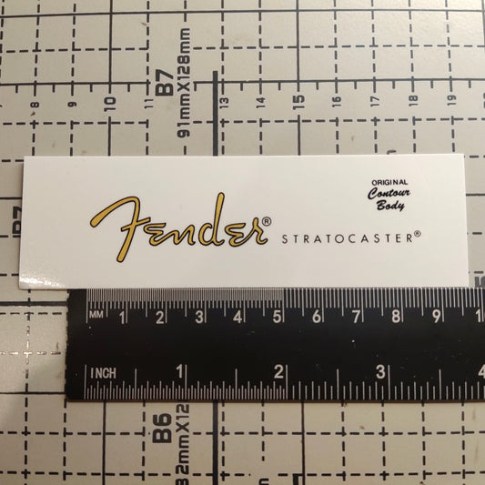 3Pcs Strat Player Electric Guitar Decal