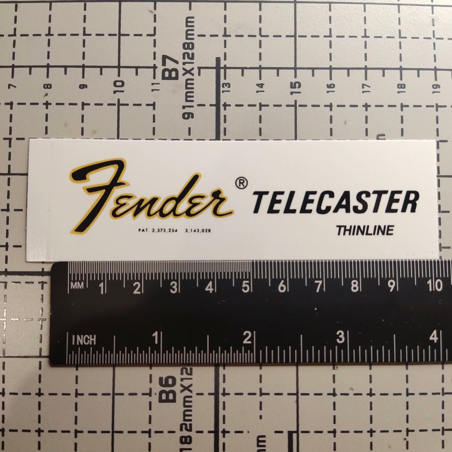 3Pcs Tele THINLINE Electric Guitar Decal