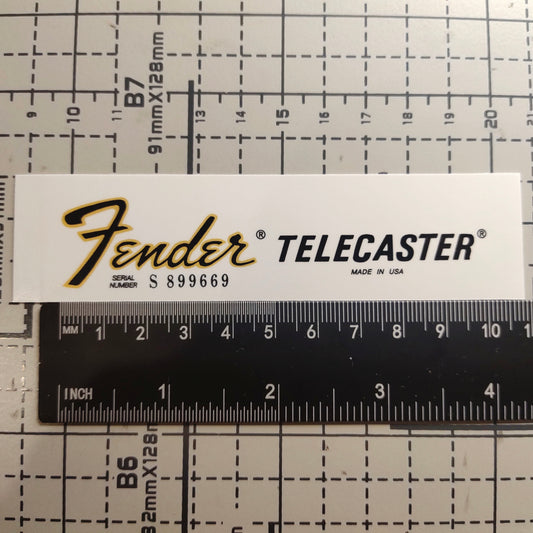 3Pcs Tele 78 Electric Guitar Decal