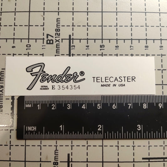 3Pcs Tele 80S Electric Guitar Decal