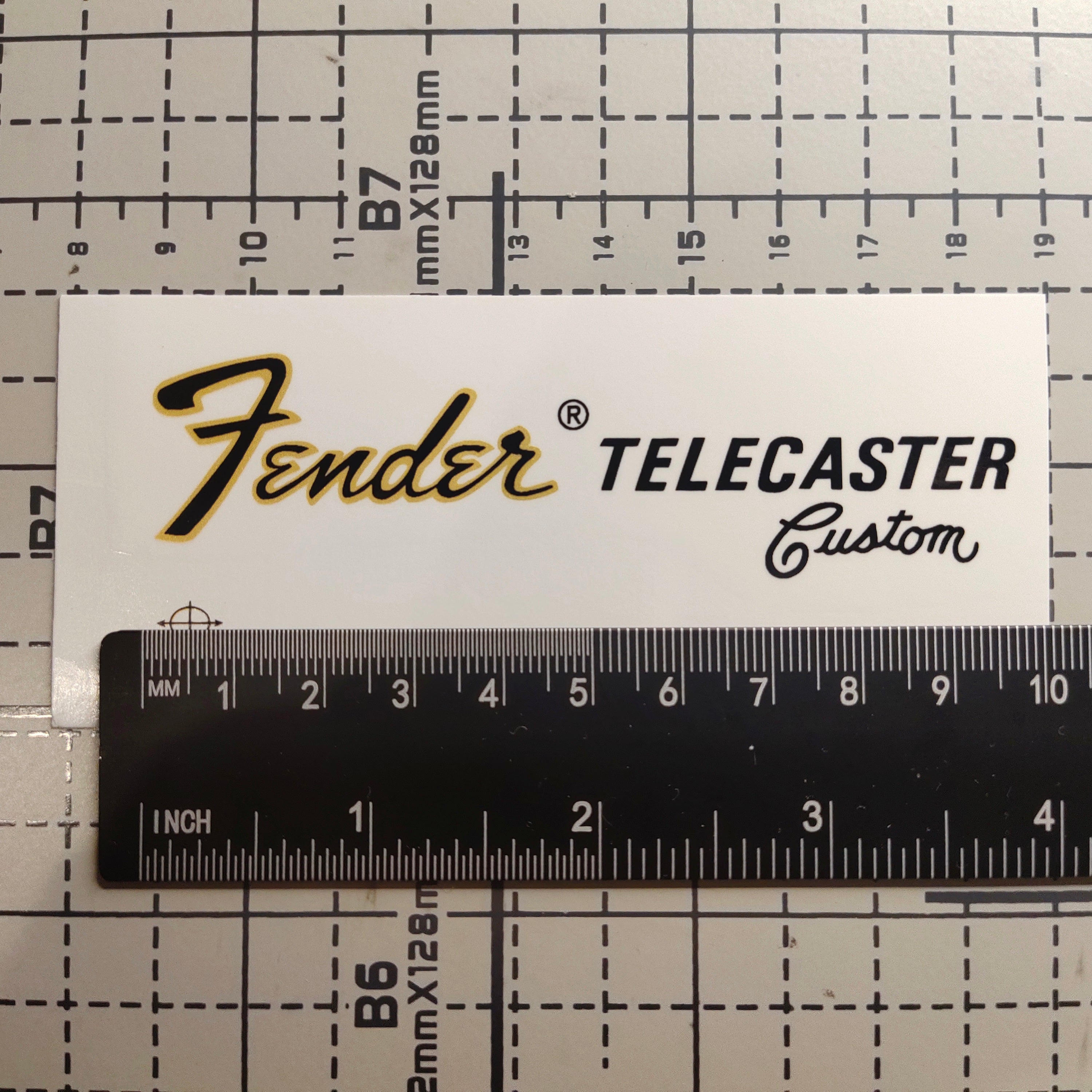 3Pcs Tele CUSTOM Electric Guitar Decal