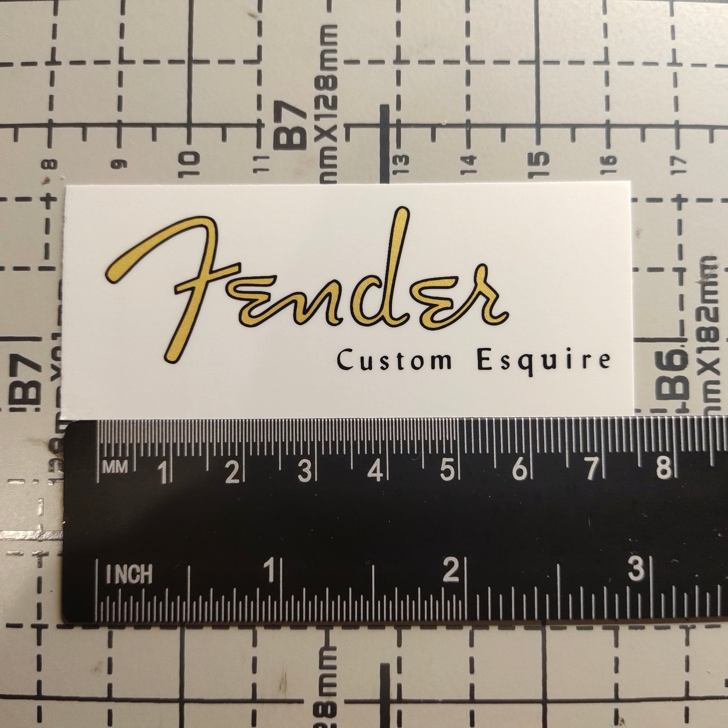 3Pcs Tele Custom Esquire Professional Electric Guitar Decal