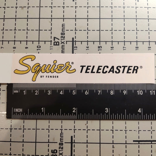 3Pcs SQ Tele Gold Electric Guitar Decal