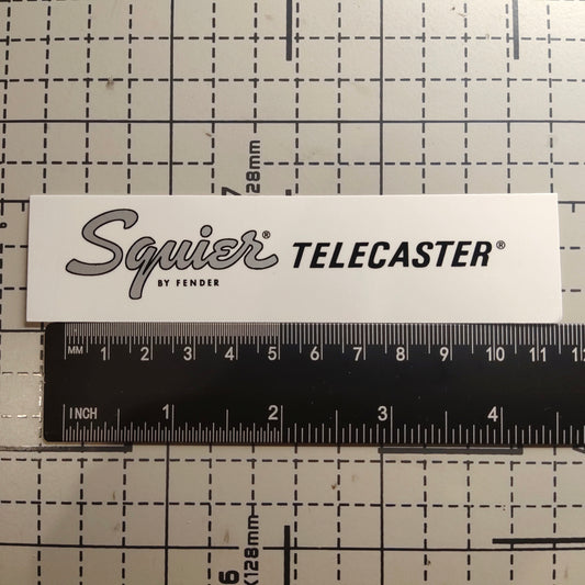 3Pcs SQ Tele Silver Electric Guitar Decal