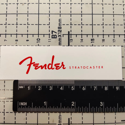 3Pcs Strat Red Japan Electric Guitar Decal