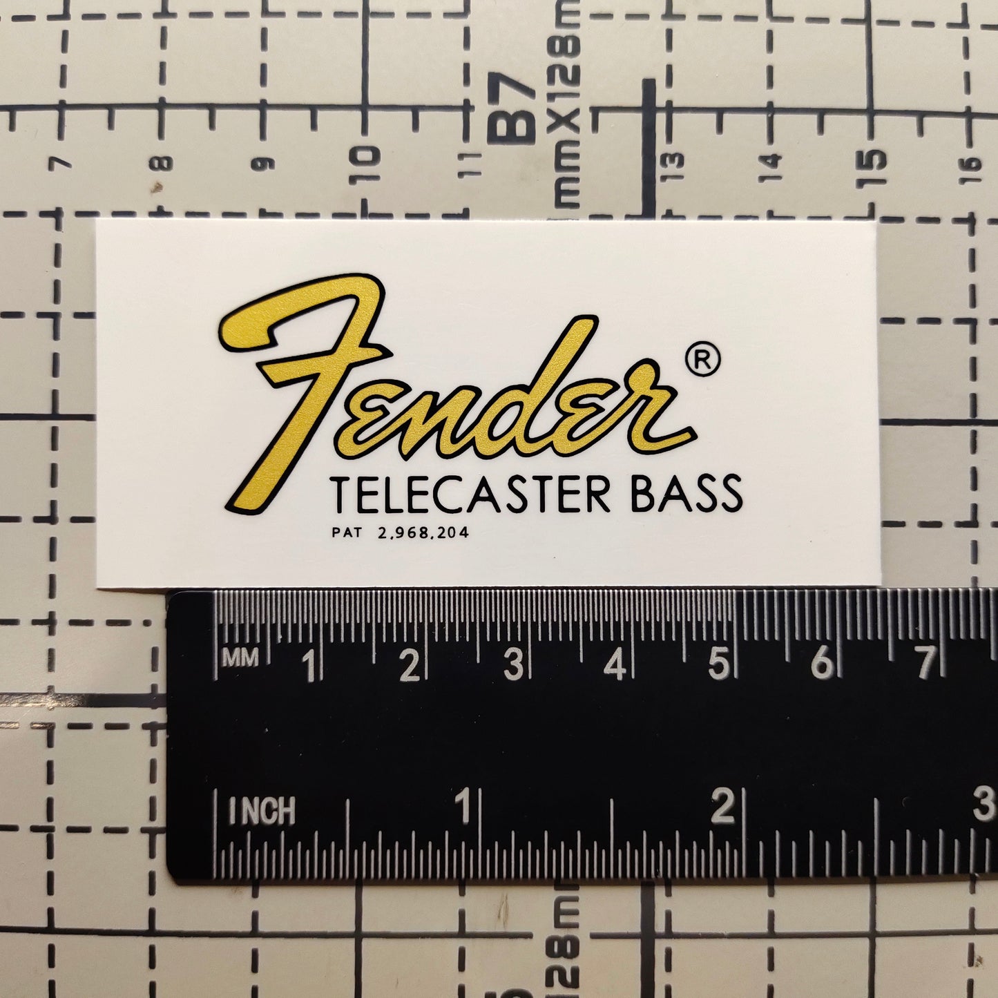 3Pcs Tele Bass Electric Guitar Decal