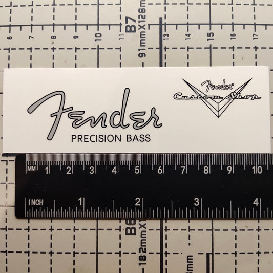 3Pcs Custom Shop P Bass Electric Guitar Decal