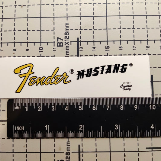 3Pcs MUSTANG Electric Guitar Decal