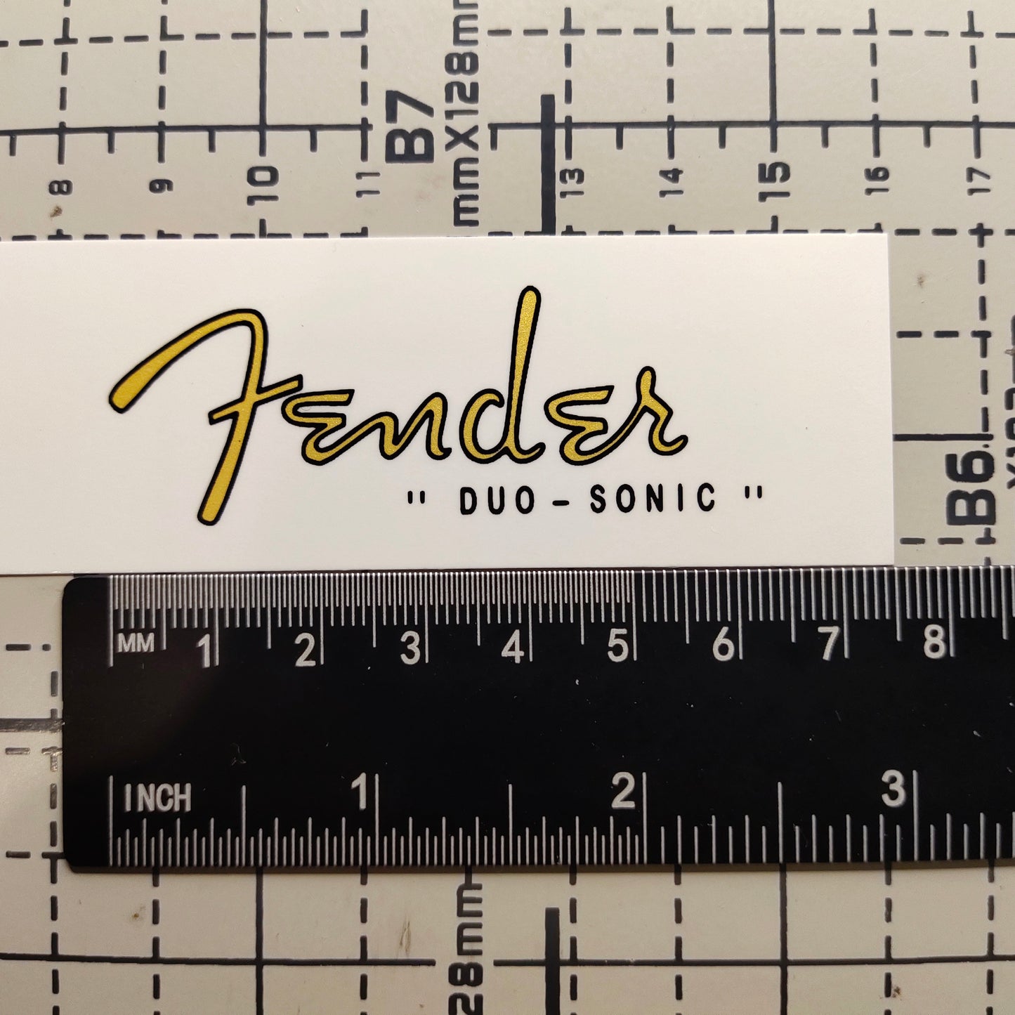 3Pcs DUO SONIC 56 Electric Guitar Decal