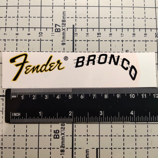 3Pcs BRONCO Electric Guitar Decal