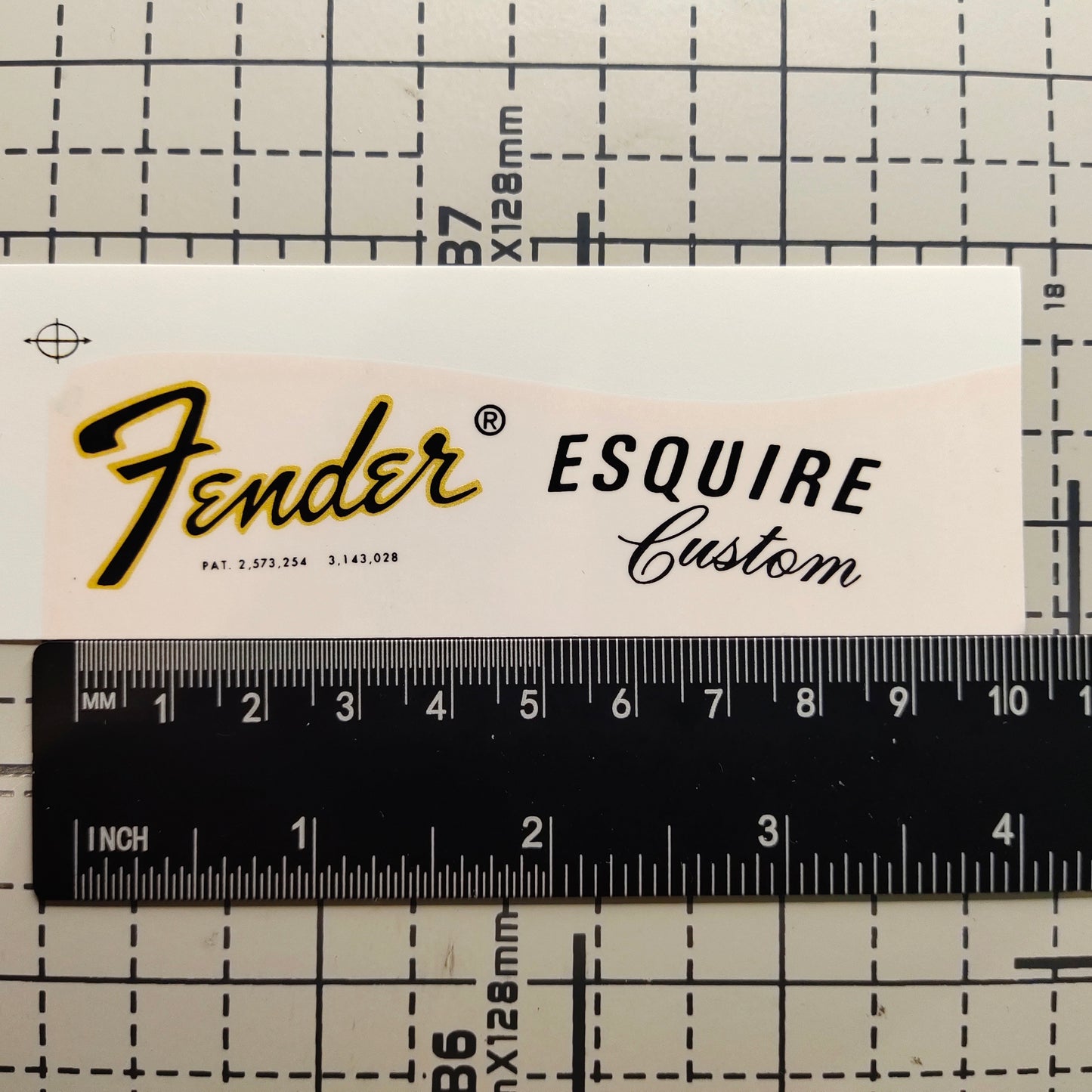 3Pcs Custom ESQUIRE Electric Guitar Decal