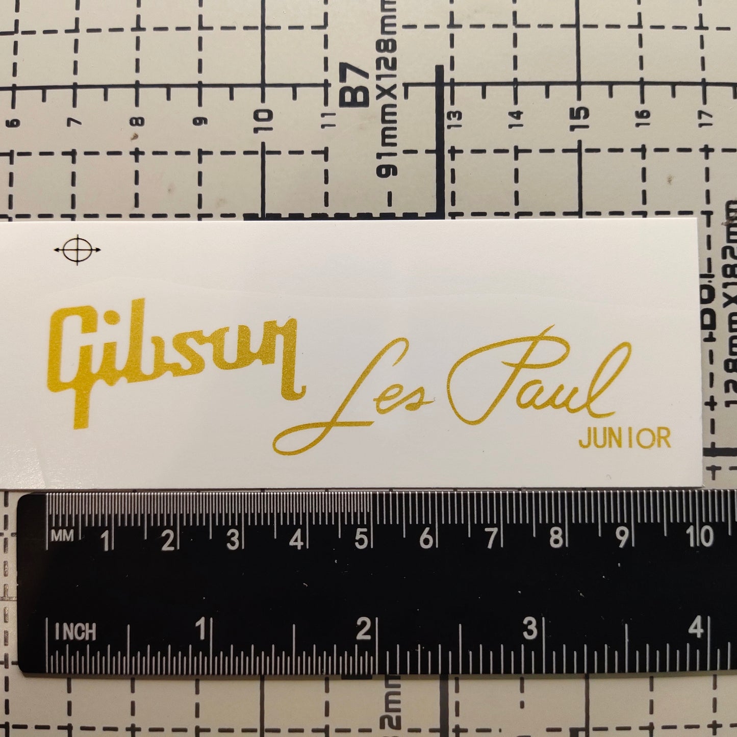 3Pcs JUNIOR GOLD  Electric Guitar Decal