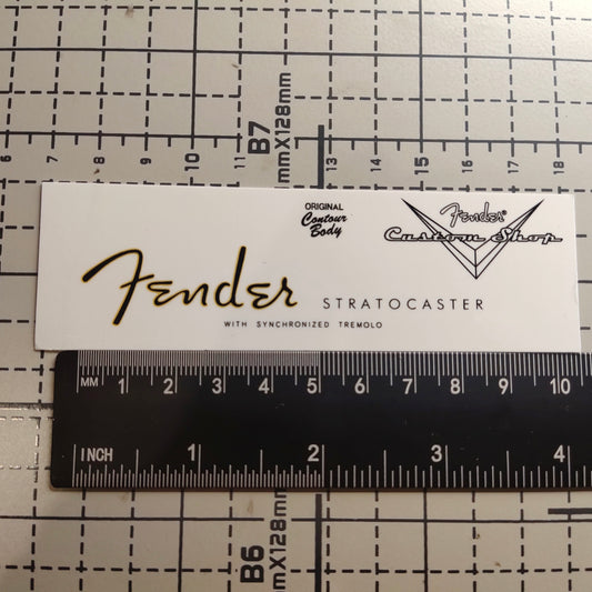 3Pcs Custom Strat 2005 Electric Guitar Decal